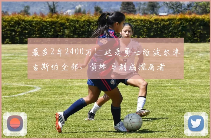 最多2年2400万!这是勇士给波尔津吉斯的全部,黄蜂马刺成搅局者