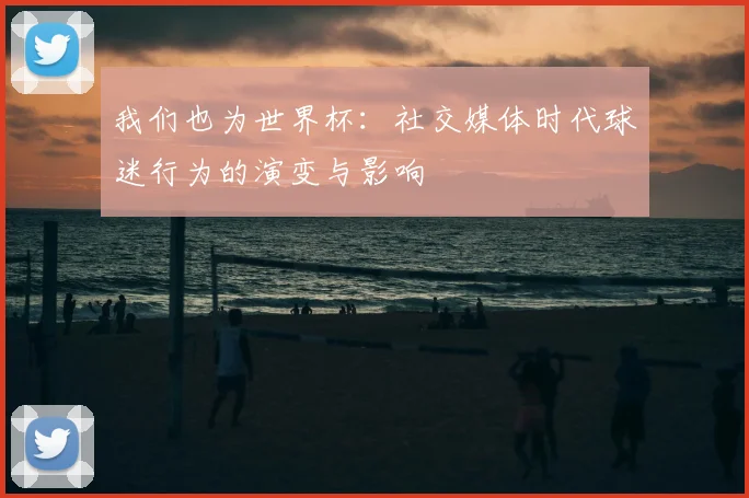 我们也为世界杯:社交媒体时代球迷行为的演变与影响